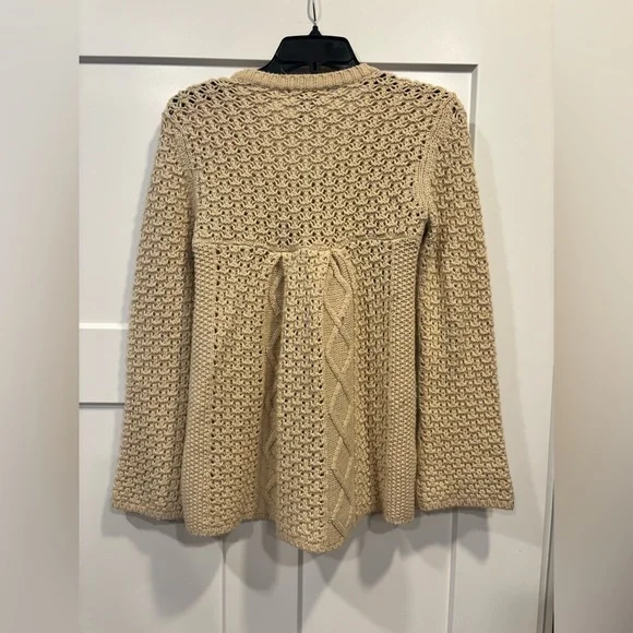 Mercer & Madison Women’s Heavy Knitt Cardigan Tan Size Small Women’s - Picture 6 of 6
